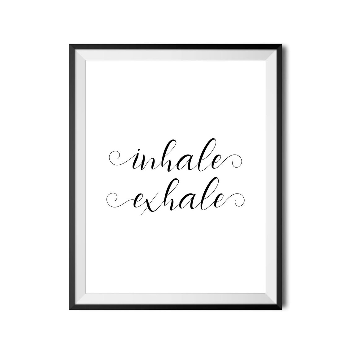 Inhale Exhale Calming Breathwork Yoga Meditation Script Poster - Image 4