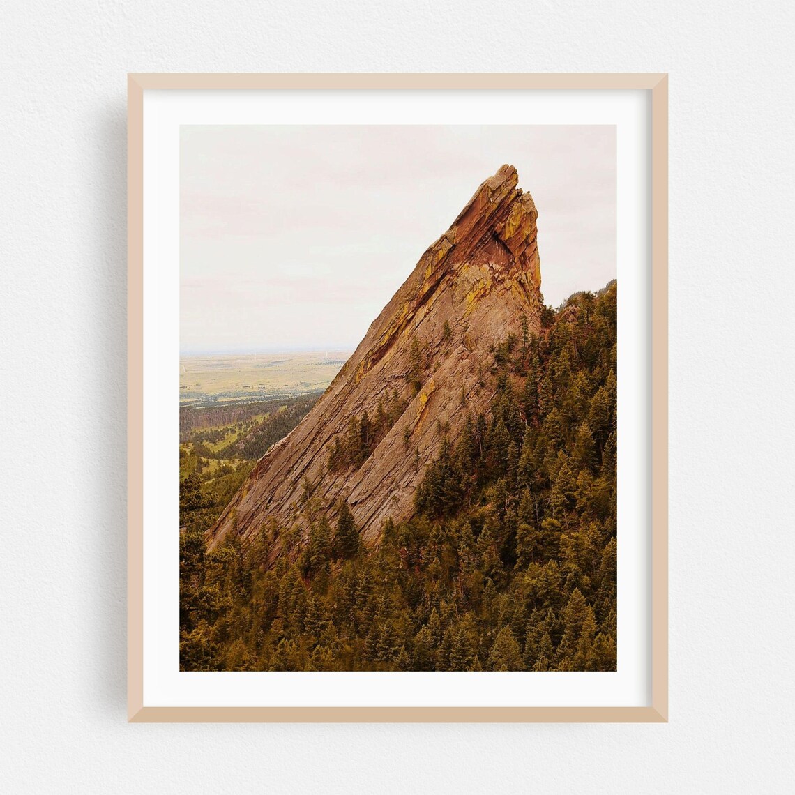 Boulder Colorado Mountain Landscape Art Print