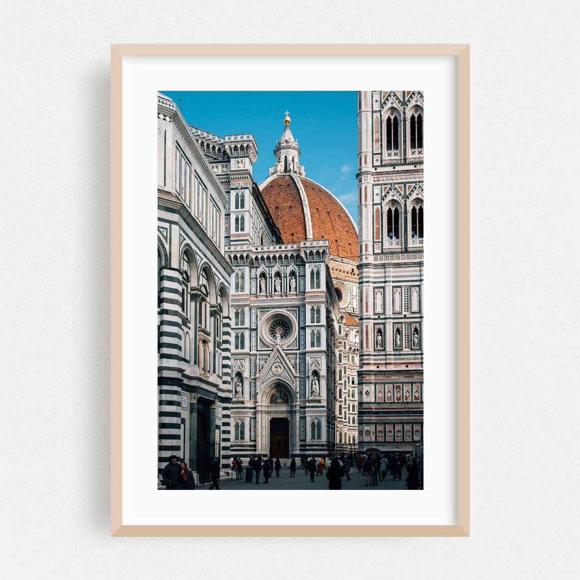 Florence Cathedral Duomo with the Famous Brunelleschi Dome Poster