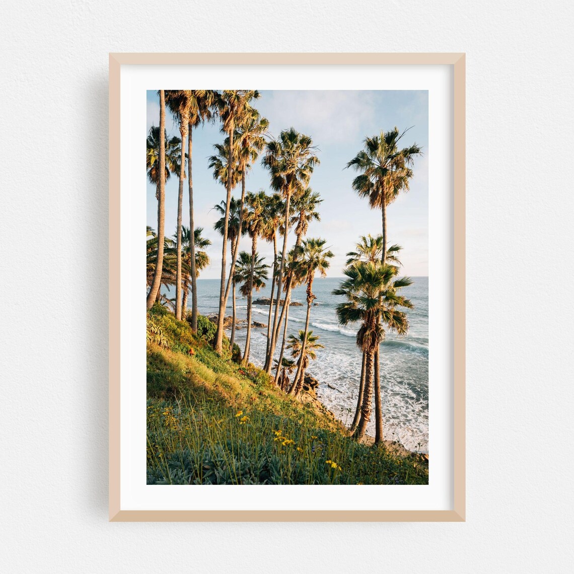 Laguna Beach Travel Poster, Coastal Home Decor