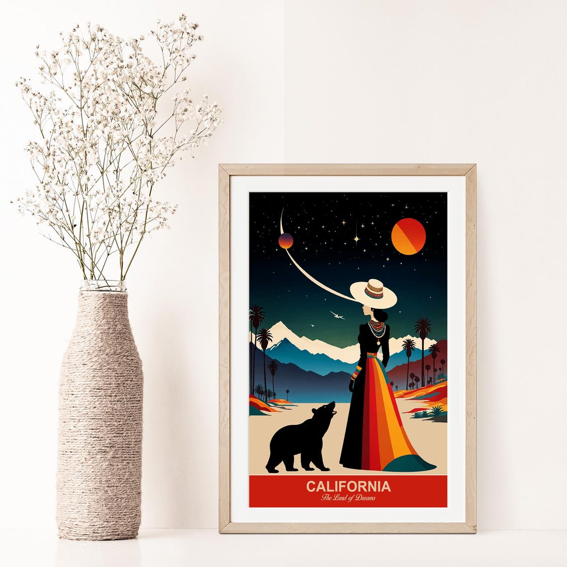 California, The Land Of Dreams Travel Poster - Image 4