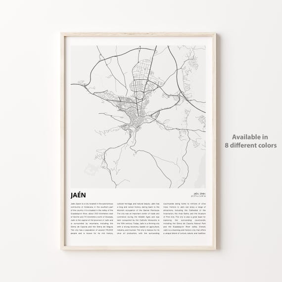 Jan Map Print Travel Wall Decor Art Housewarming Gift