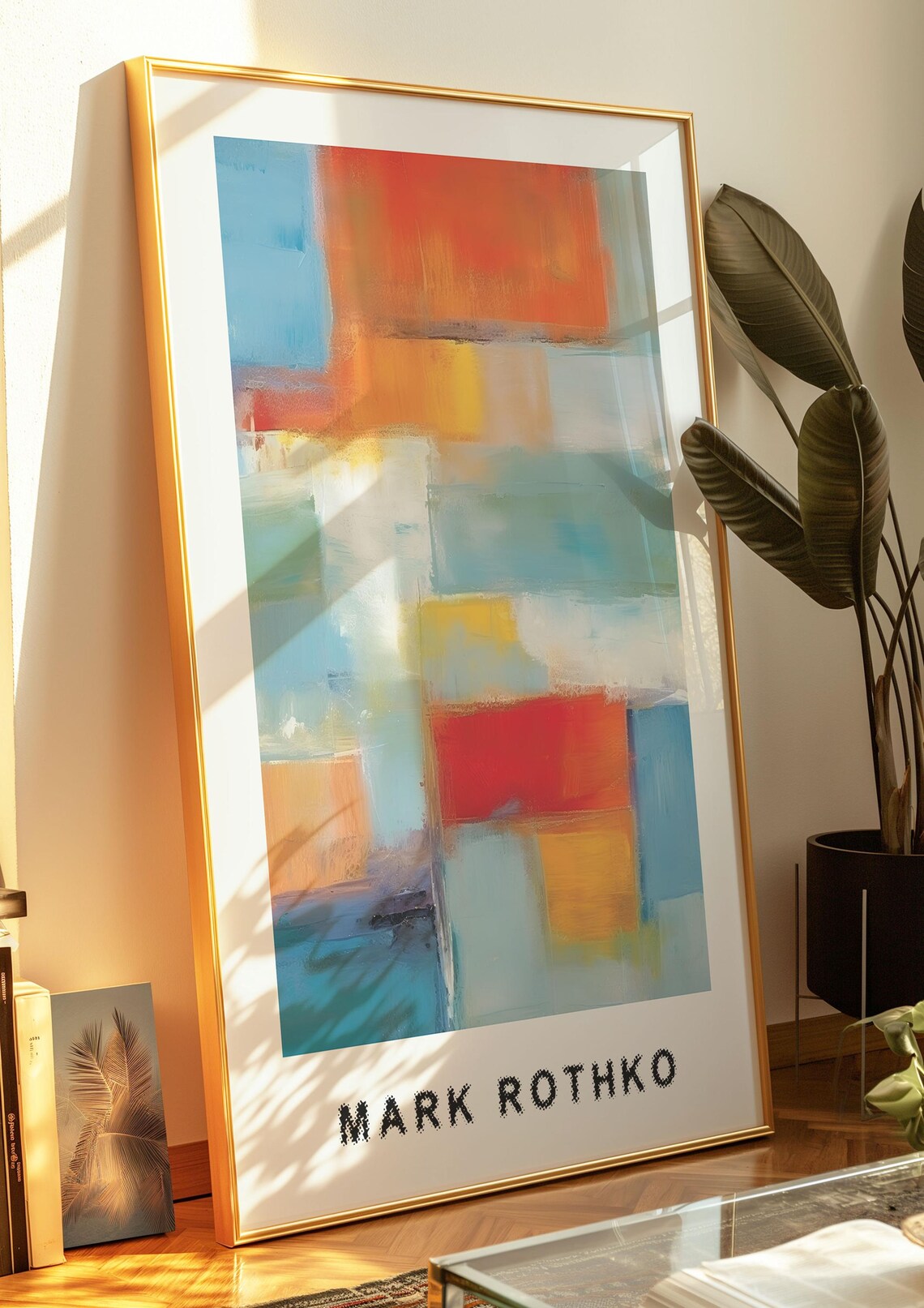Mark Rothko Geometric Abstract Art Print, Modern Decor - Image 3
