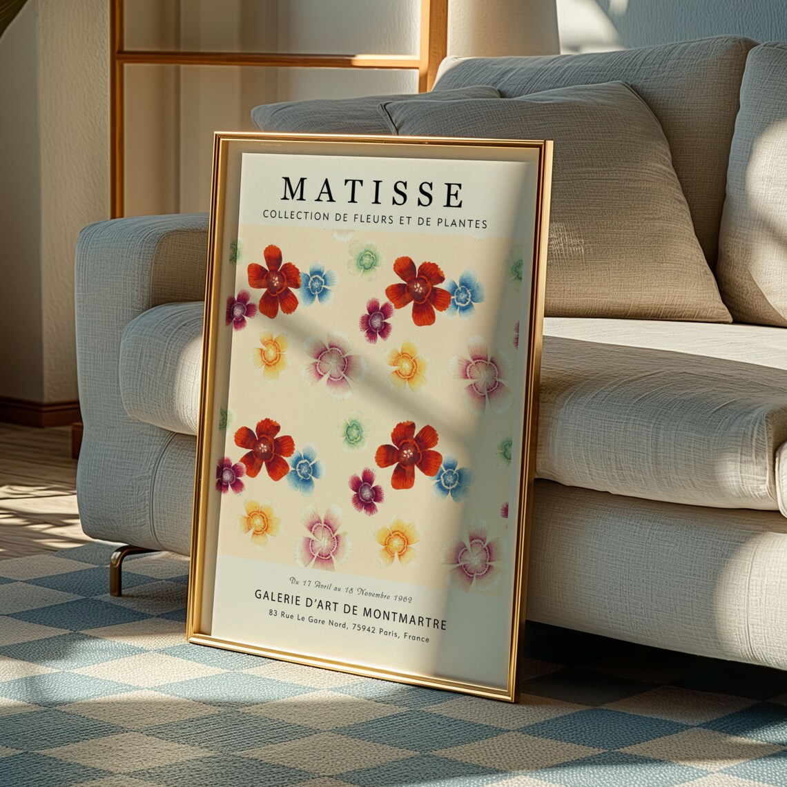Matisse Colorful Pansy Blossom Garden Floral Gallery Art Print - Image 5