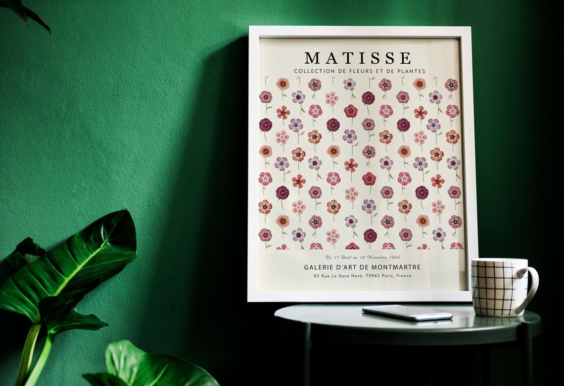 Matisse Flower Market Botanical Poster - Image 4