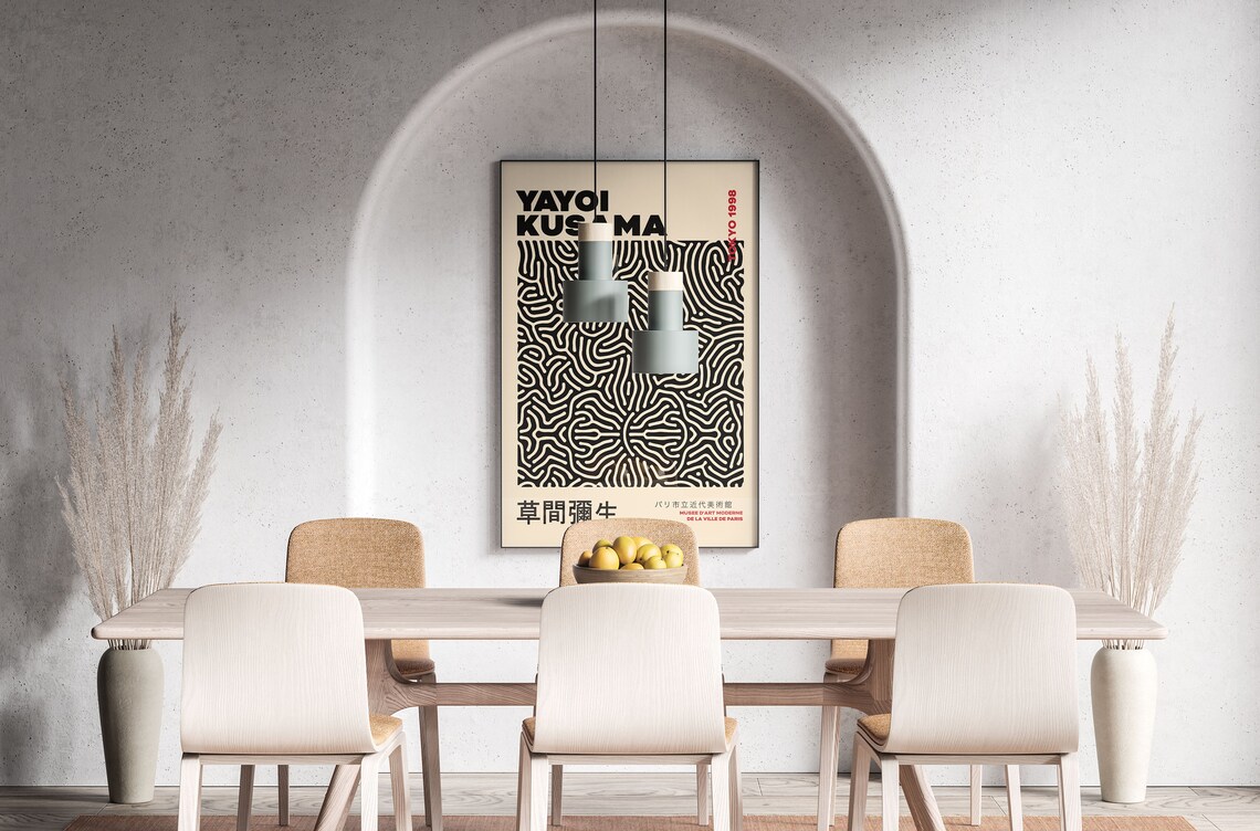 Yayoi Kusama Exhibition Art Print, Japanese Art - Image 5
