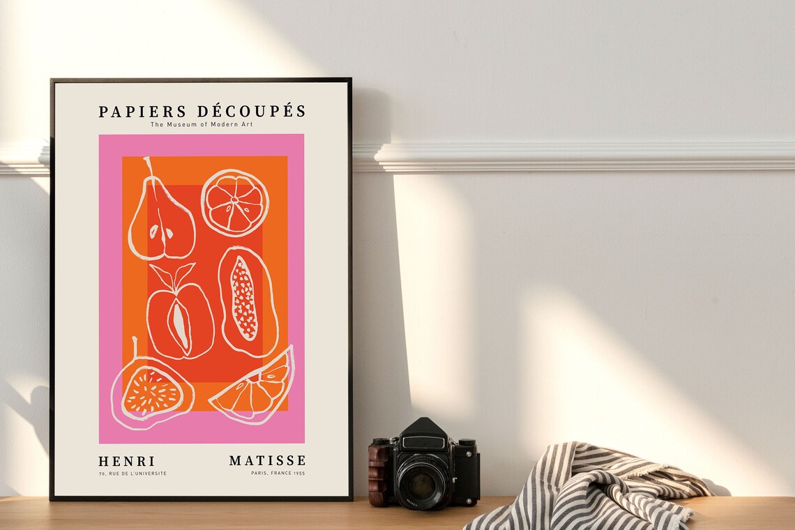 Matisse Flower Poster, 60s Retro Botanical Decor - Image 3