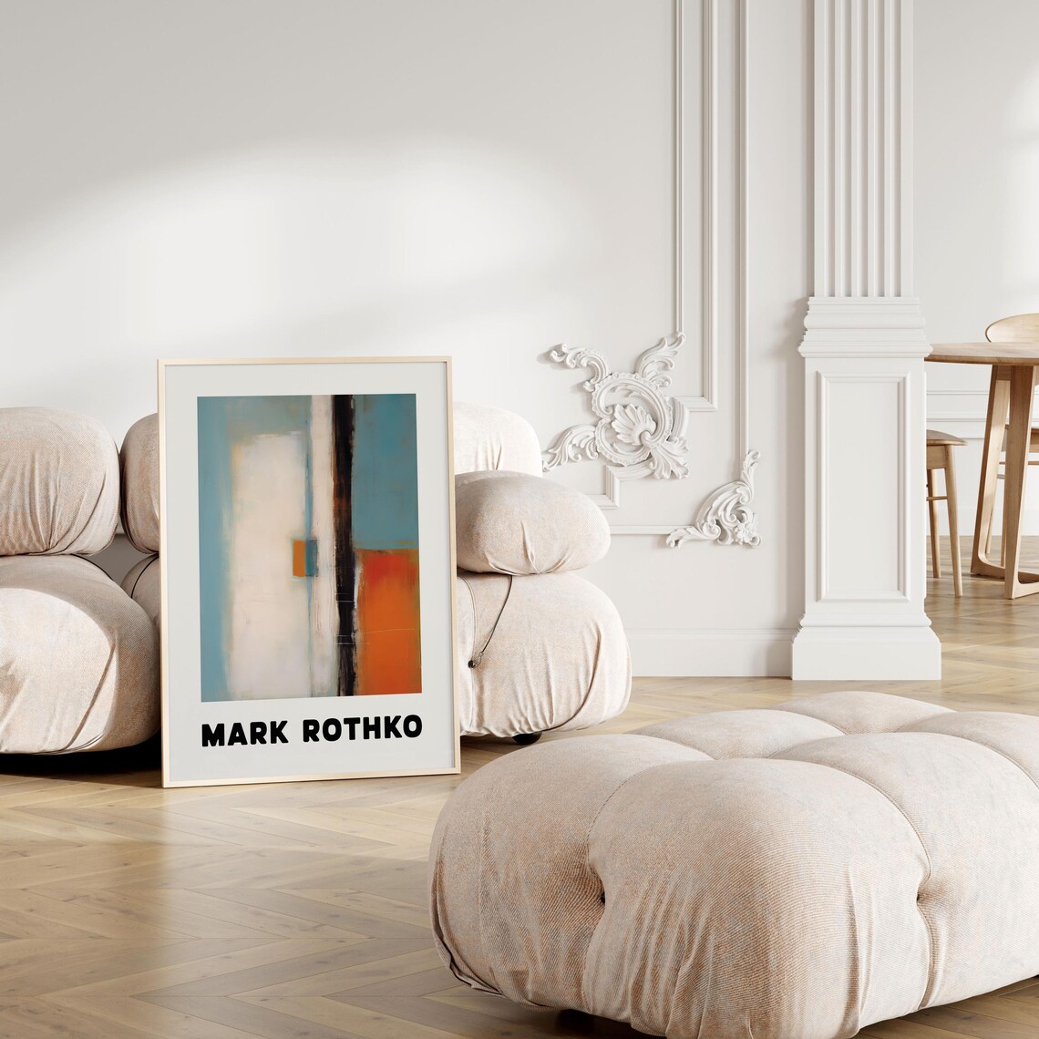 Mark Rothko Red Abstract Poster, Minimalist Decor - Image 4