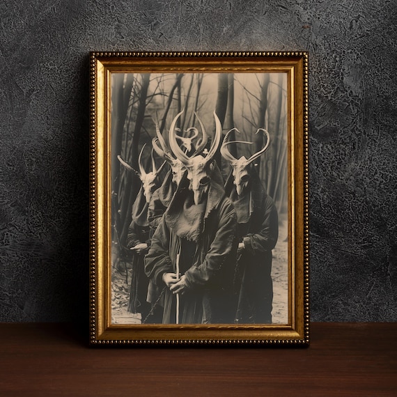 The Coven Dark Academia Gothic Art Print