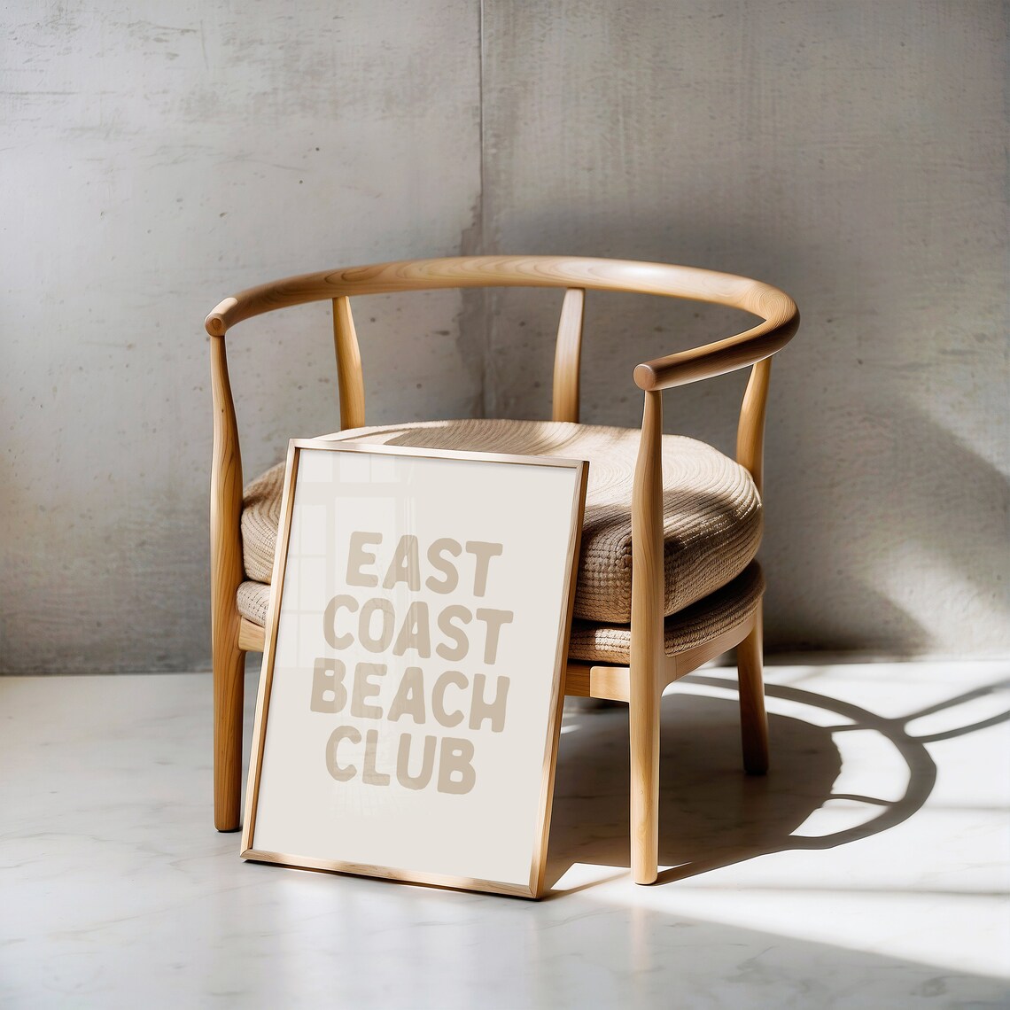 East Coast Beach Club Coastal Wall Art Print - Image 3
