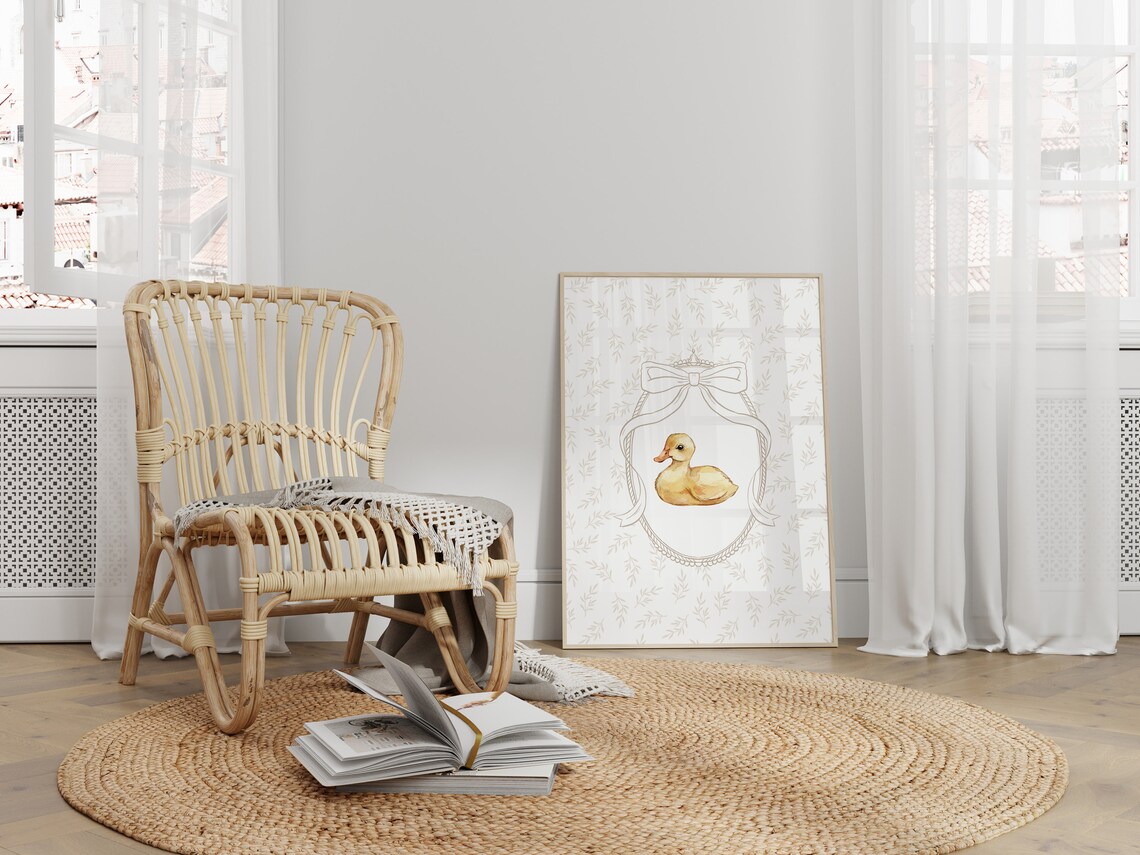 Duckling Nursery Print Set, Cute Nursery Decor - Image 2