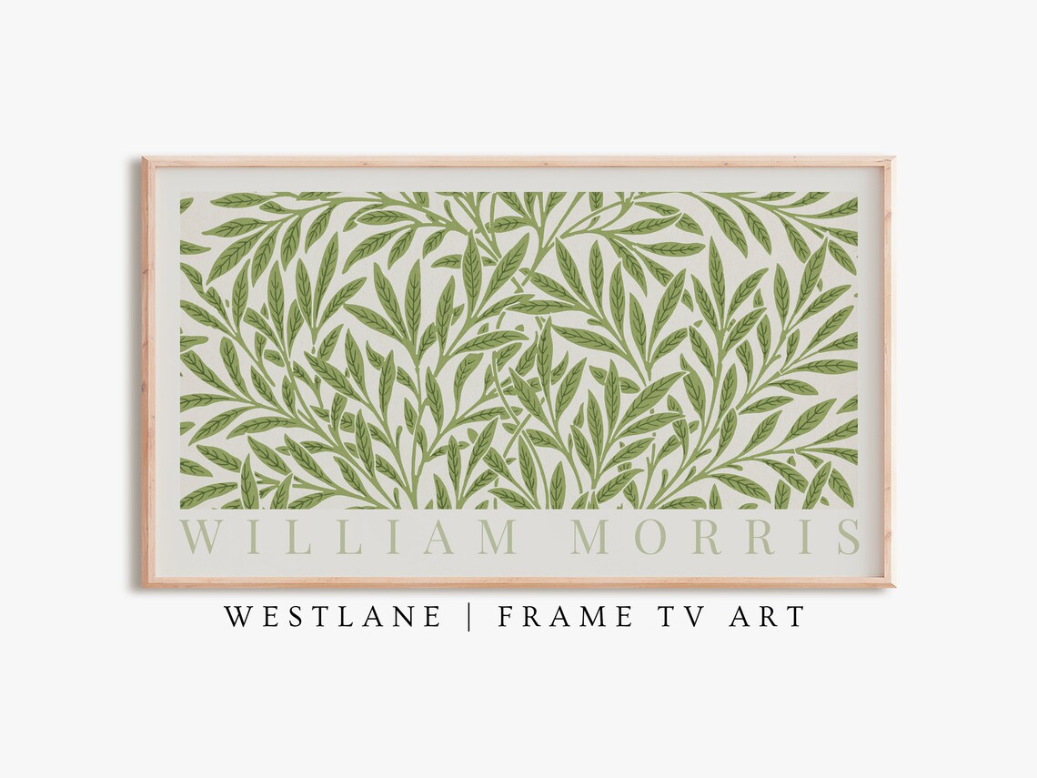 Vintage Modern Botanical Pattern Art Print