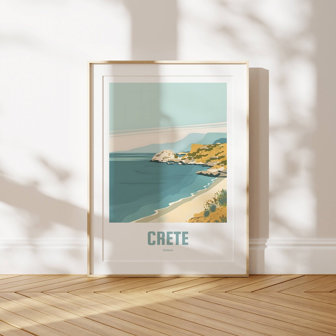 Crete Poster Vintage Travel Poster Retro Crete Travel Poster Gift Crete Wall Art Vacation Poster Crete Travel Poster Greece - Image 2