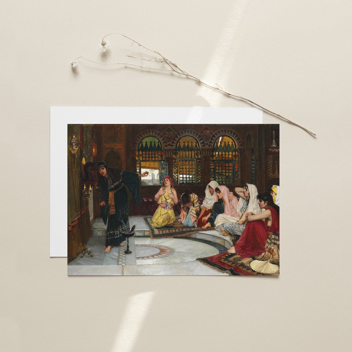 John William Waterhouse Consulting The Oracle 1884 Classic Poster - Image 4