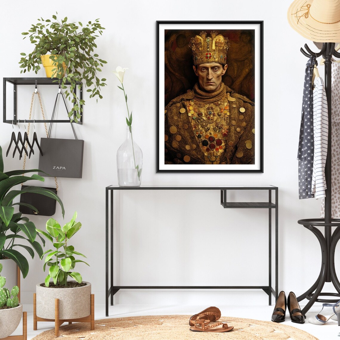 Henry V Inspired by Gustav Klimt Art Print, Poster - Image 2
