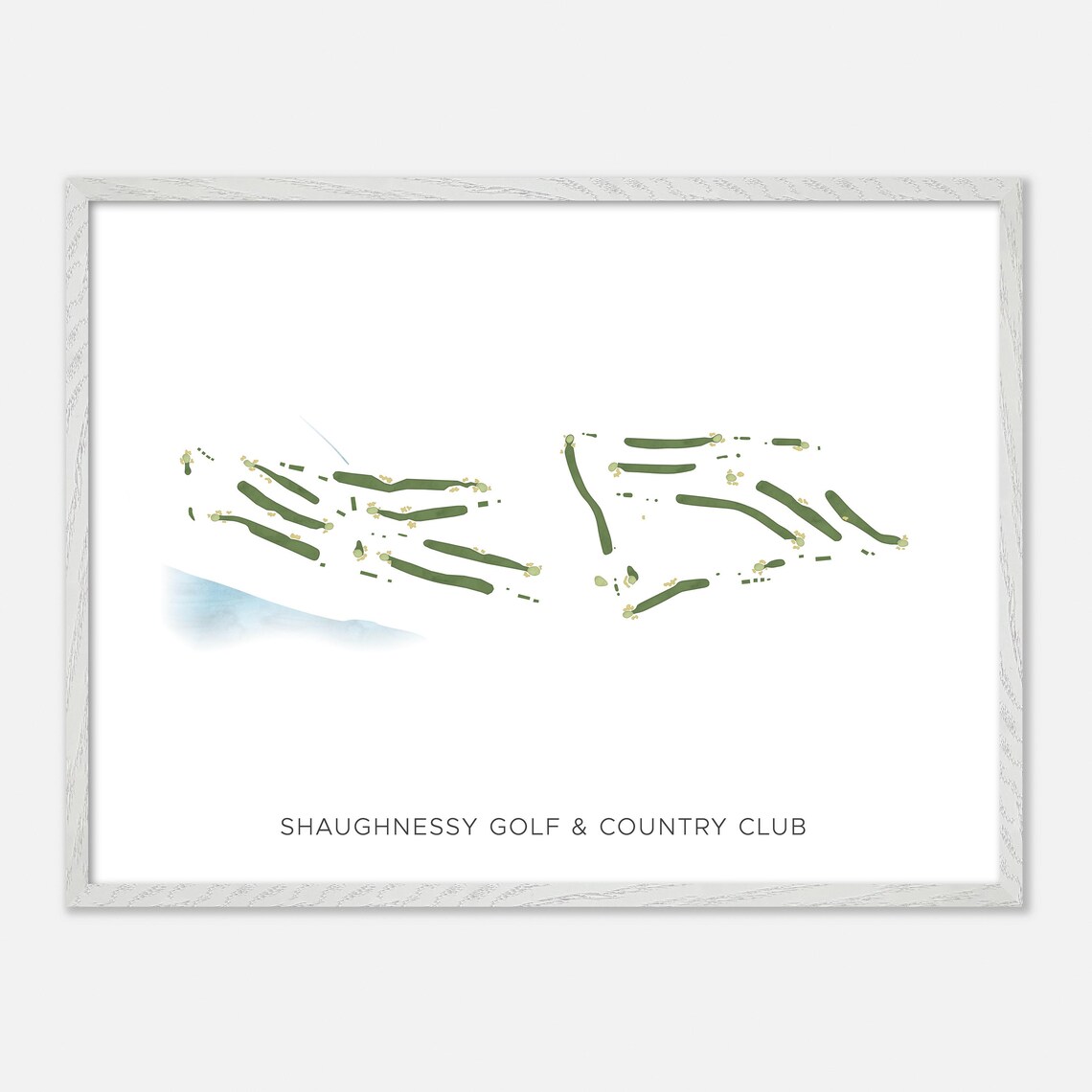 Shaughnessy Golf and Country Club British Columbia Minimalist Poster - Image 3