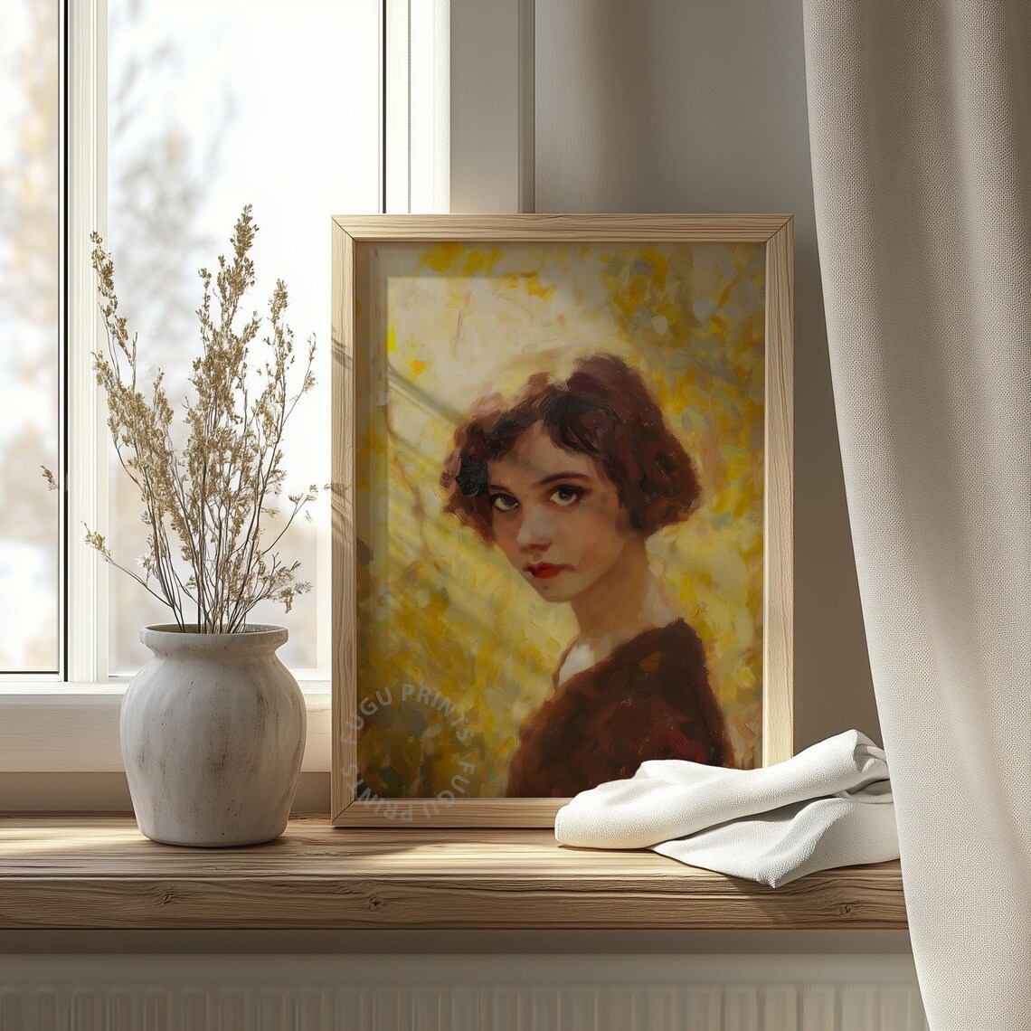 Woman Portrait, Impressionist Wall Art - Image 4