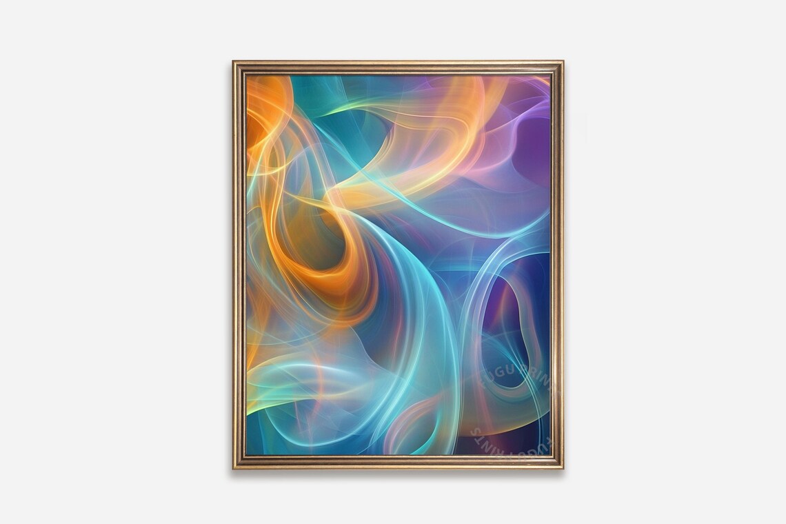 Abstract Swirl, Modern Home Decor Art Print