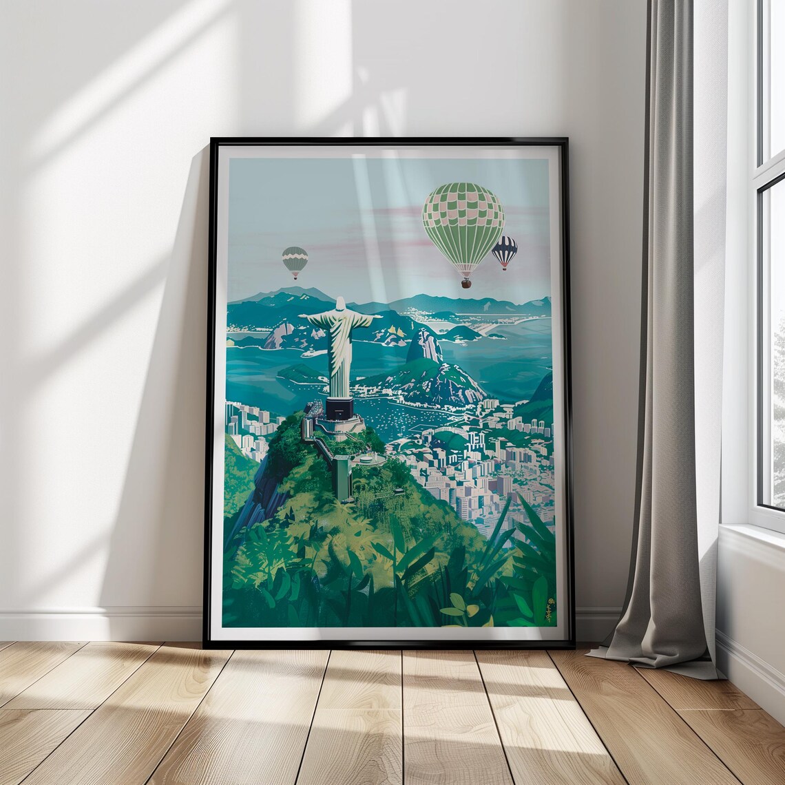 Rio De Janeiro Christ The Redeemer Poster Print - Image 4