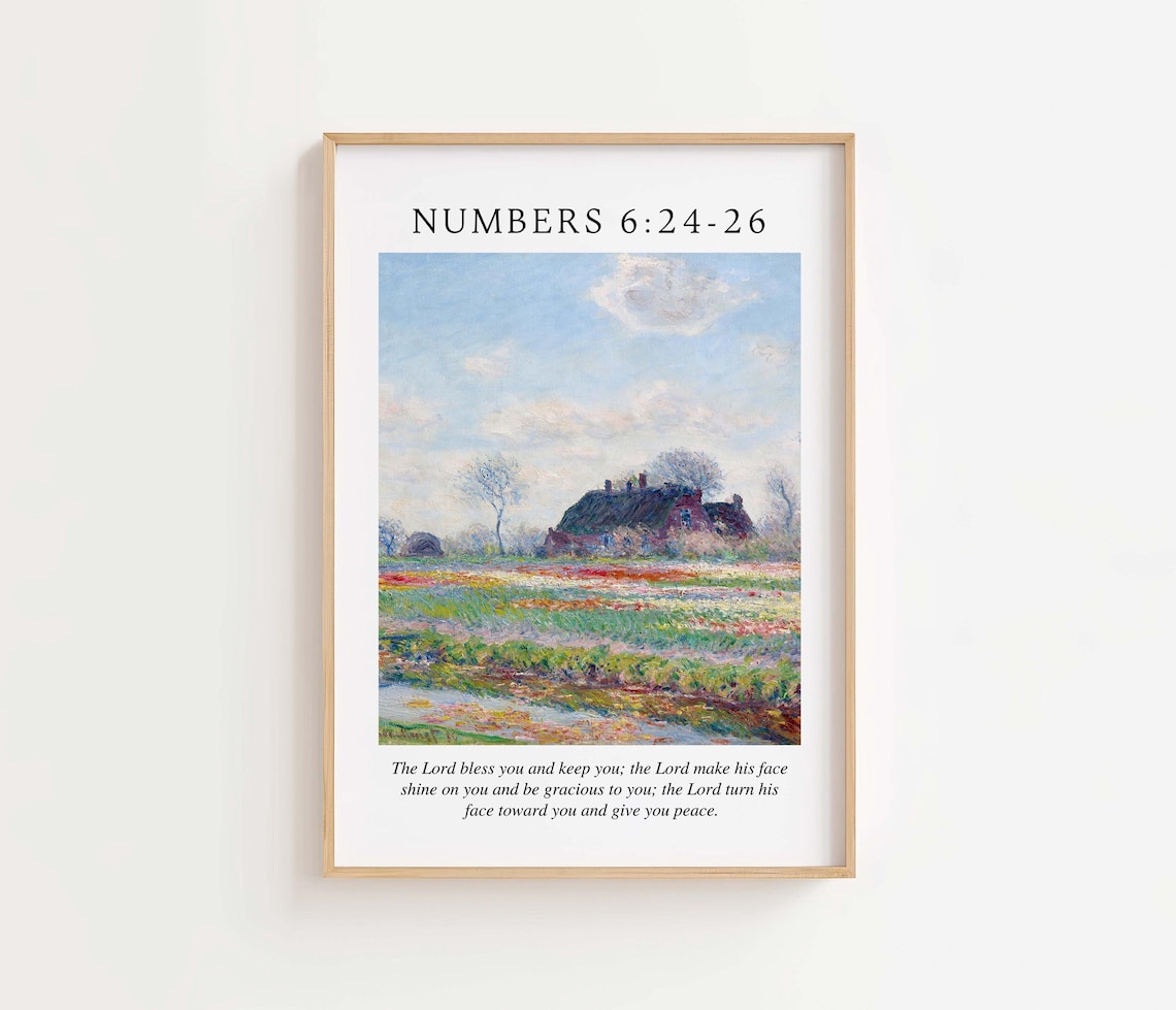 Numbers 62426 Bible Verse Art Print