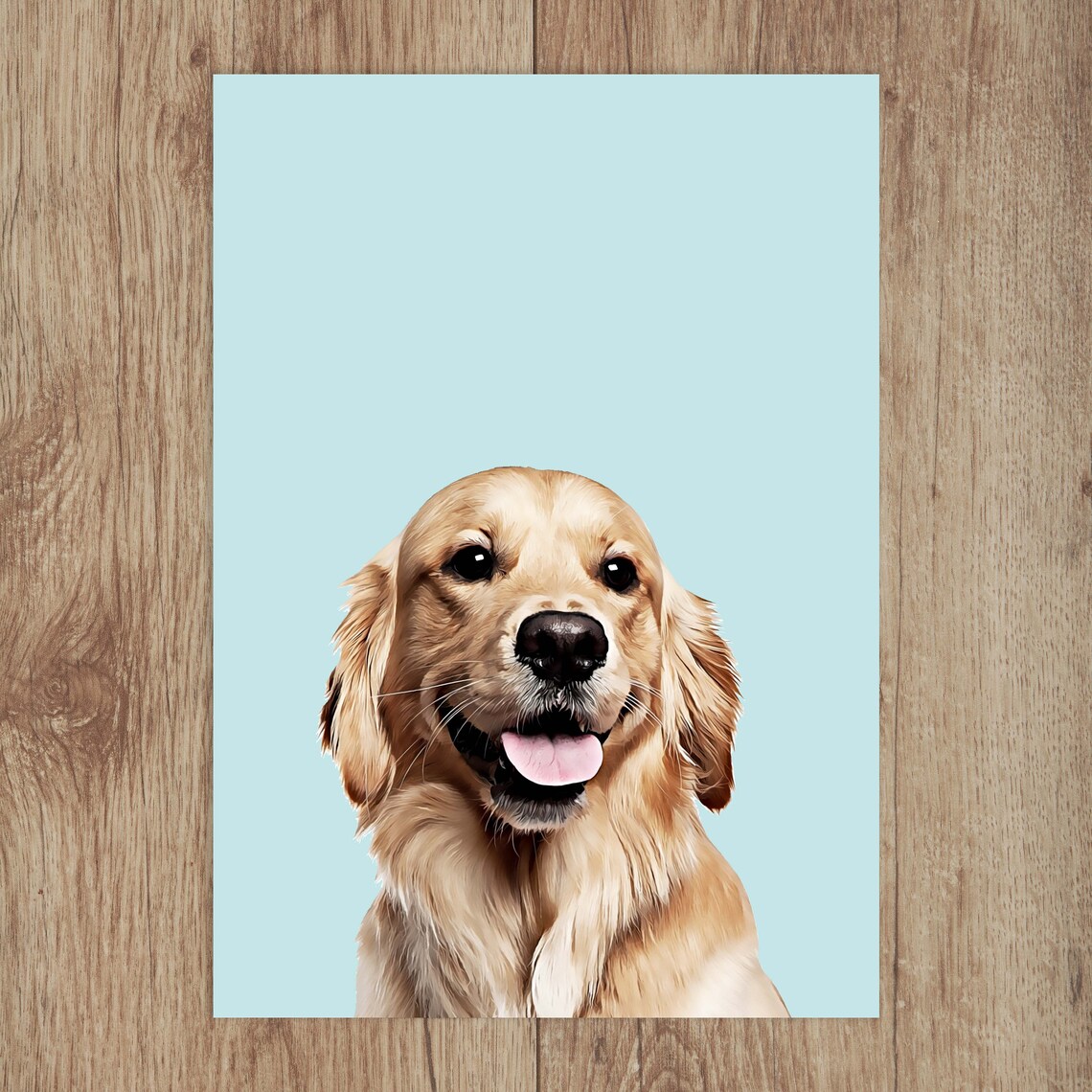 Custom Pet Portrait, Dog, Cat Memorial Art Print - Image 3