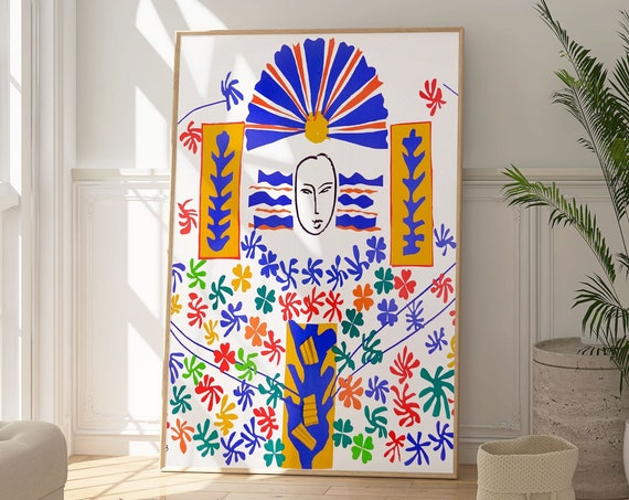 Henri Matisse Apollon Art Poster Minimalist Abstract Wall Art Print Modern Home Decor Gallery Art Gift Clean Fine Art Electric Vintage