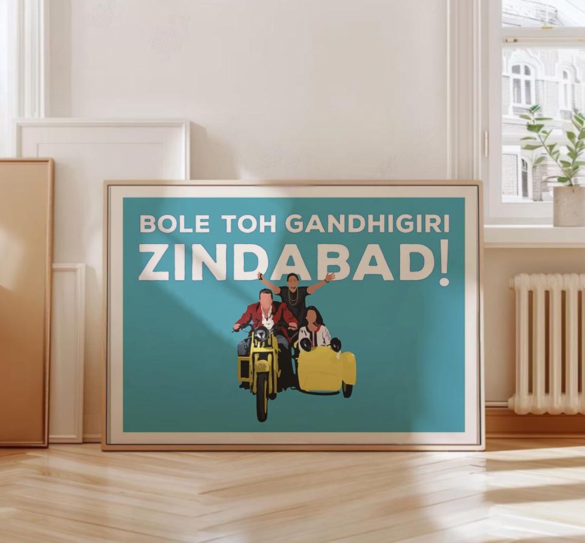 Munna Bhai Bole Toh, Bollywood Poster - Image 5
