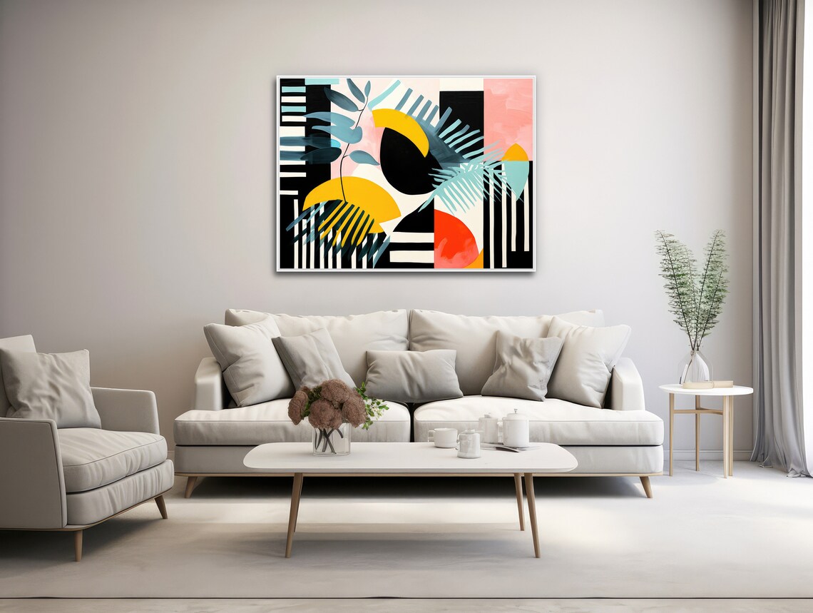Fruit Punch Mid-Century Abstract Botanical Art Print - Image 3