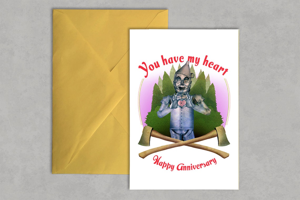 Anniversary Tin Man Greeting Card