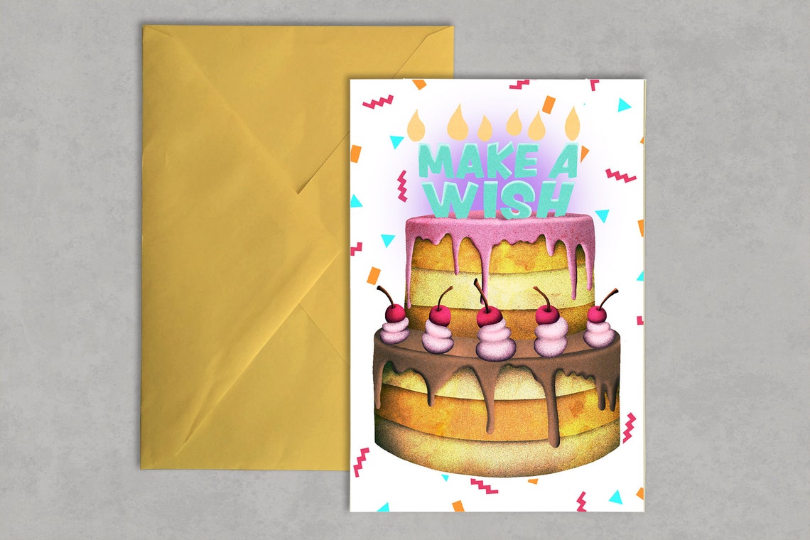 Birthday Wish Greeting Card