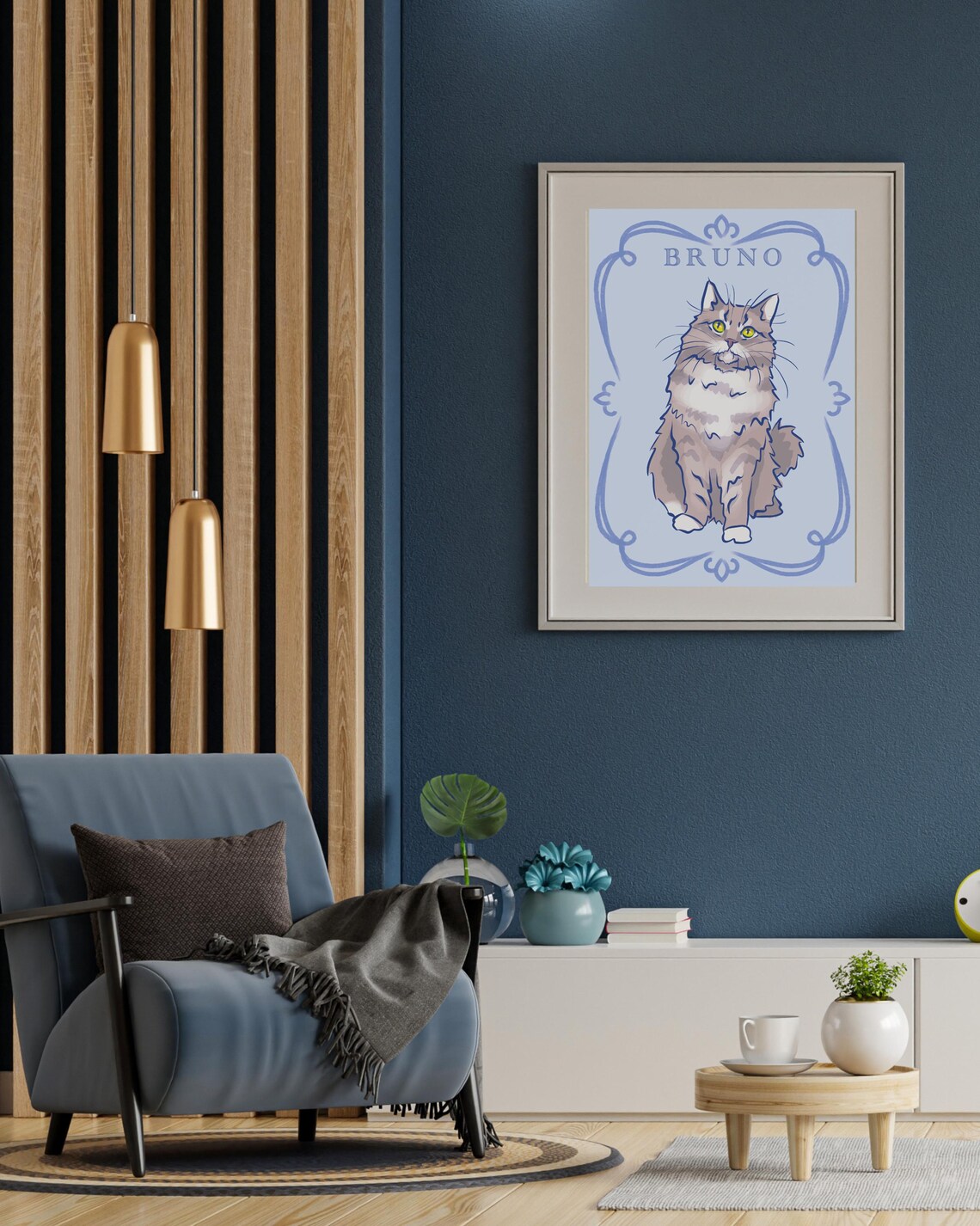 Custom Pet Painting From Photo, Dog Portrait - Image 3