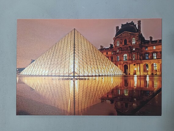 Louvre Museum Travel Art Canvas Wall France View Artwork Paris Landmark