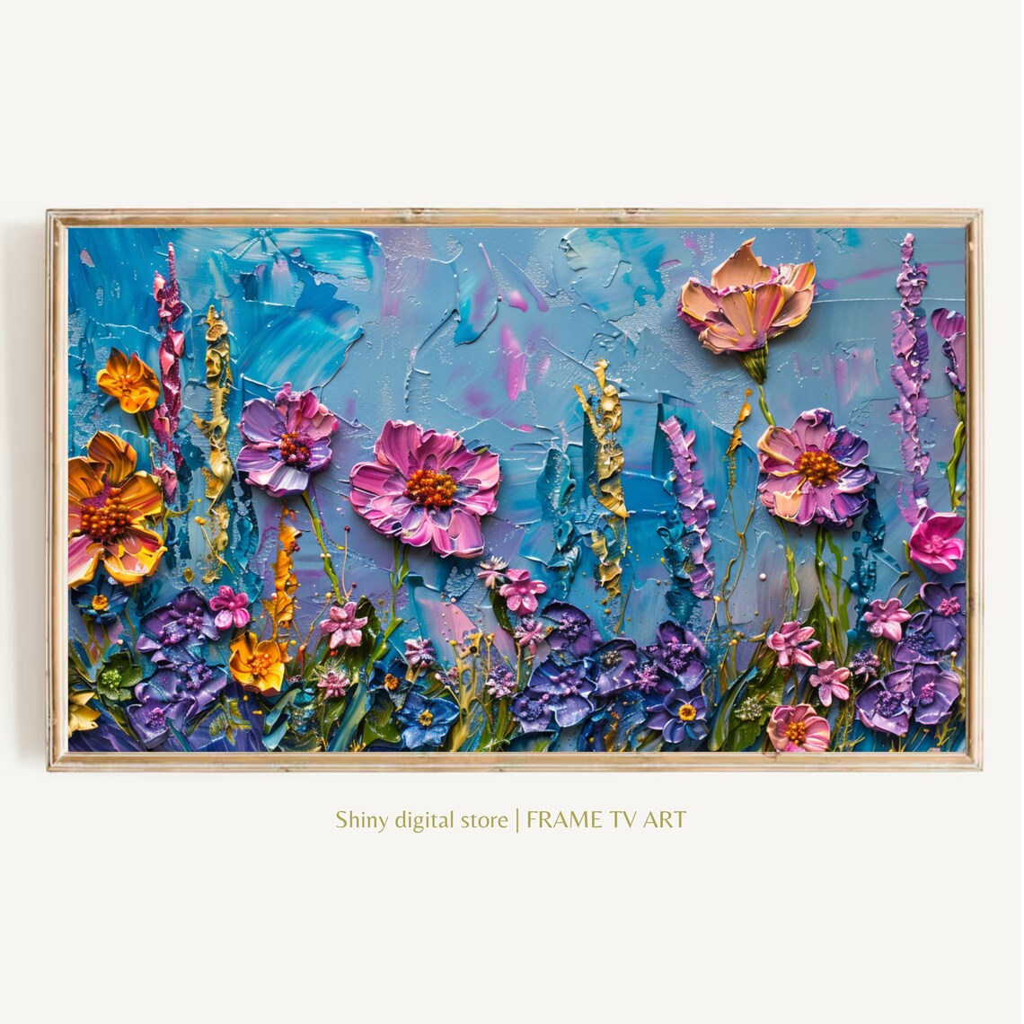 Spring Wildflowers Art Print, Seasonal Wall Decor