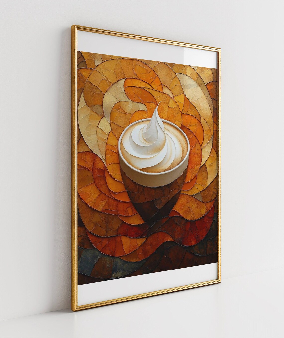 Coffee Art Print Latte Dcor Kitchen Wall Art Coffee Lover Gift Modern Wall Art Coffee Shop Dcor Barista Art Print Unframed - Image 3