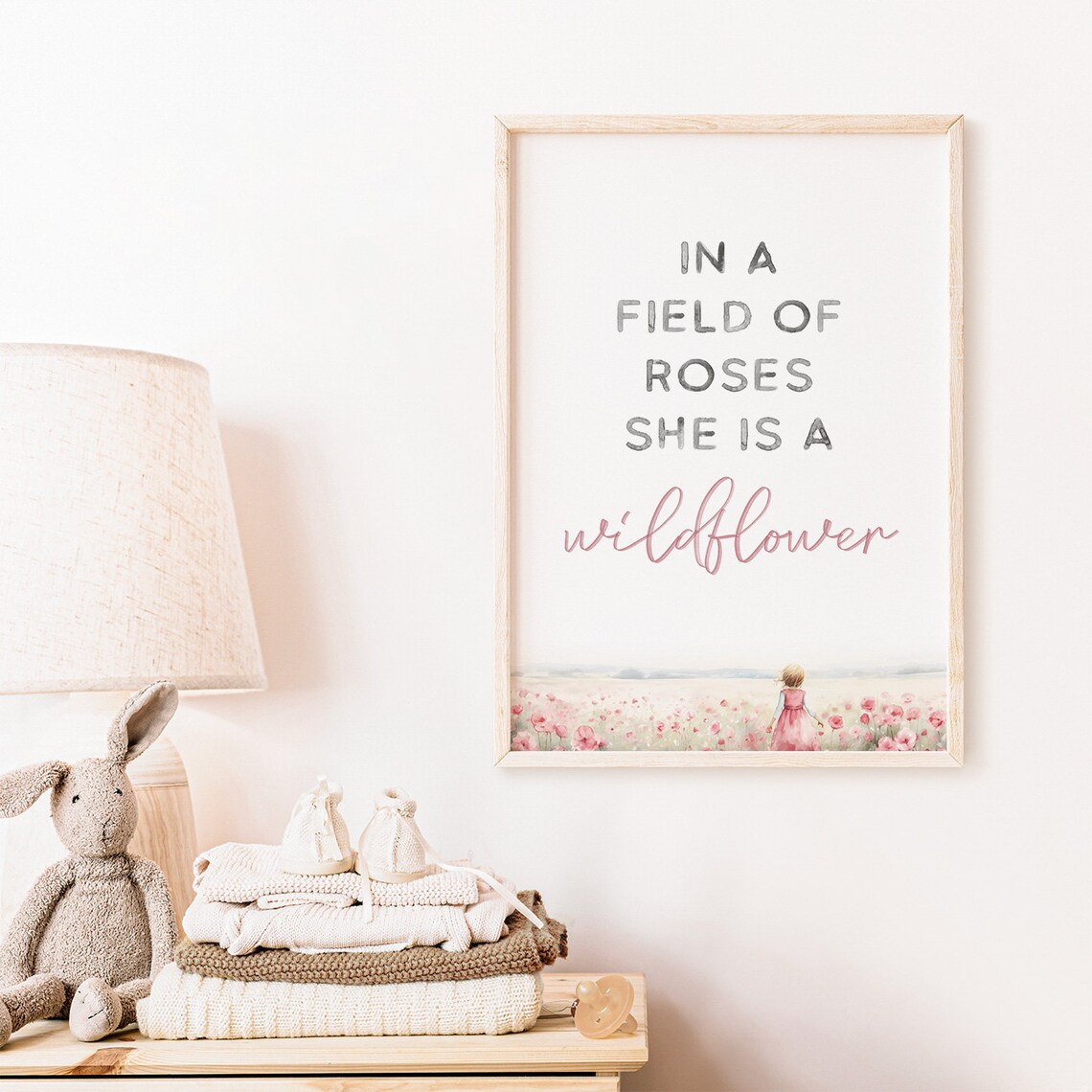 In A Field Of Roses She Is A Wildflower Quote - Image 2