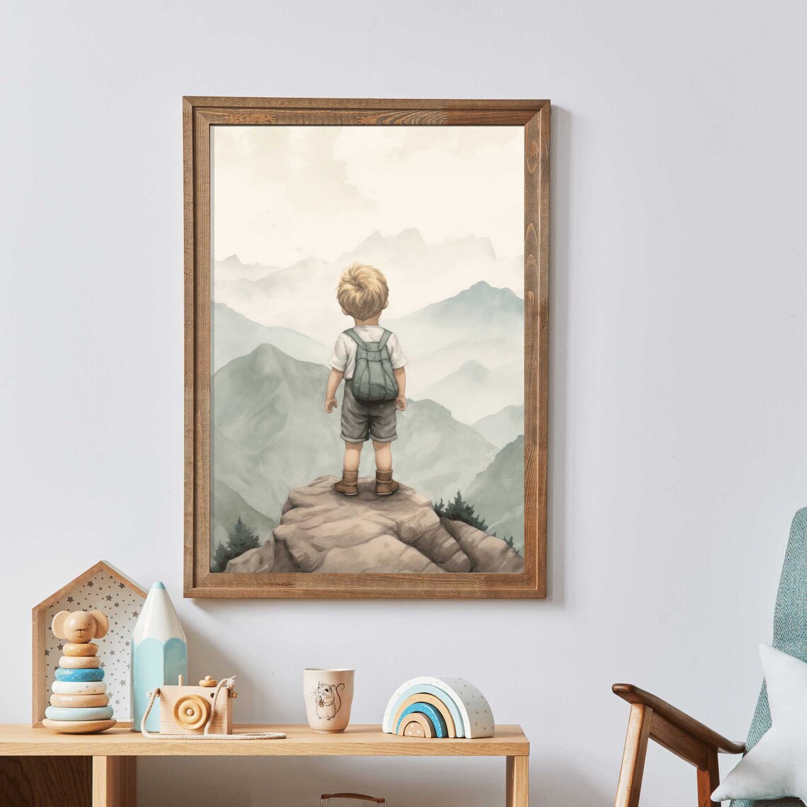 Adventure Toddler Decor, Rustic Nursery Art Print - Image 2