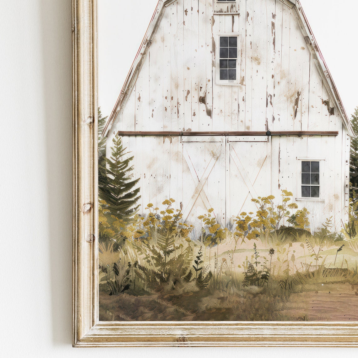 Barn Print Rustic Farmhouse Art Print - Image 2