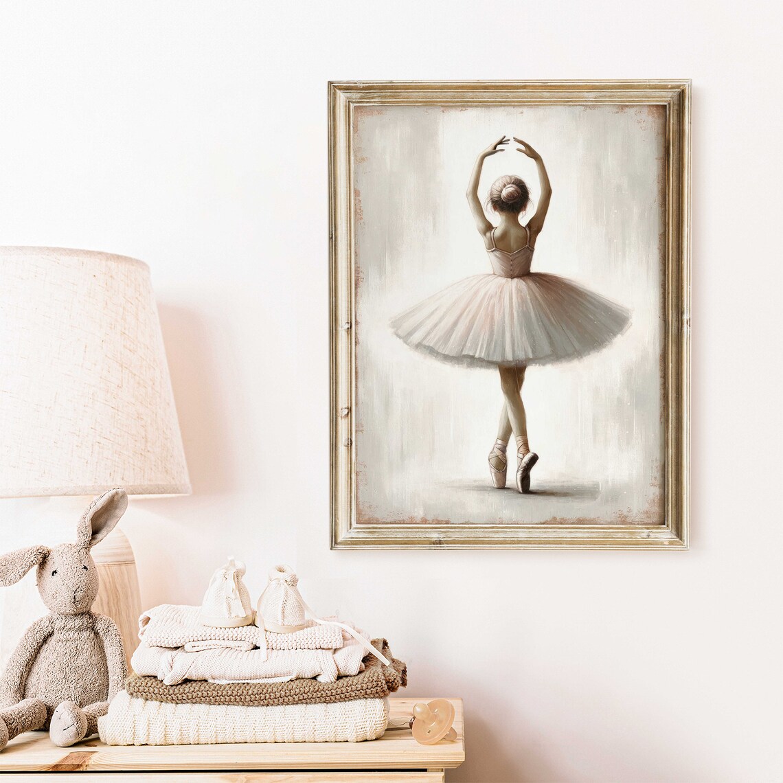 Ballet Nursery Decor, Ballerina Girl Room Art Print - Image 3