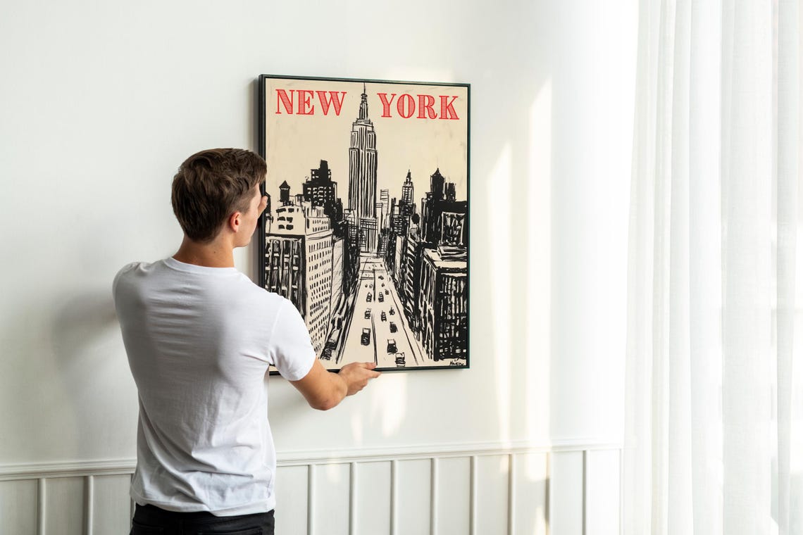 New York Minimalist City Art Print - Image 5