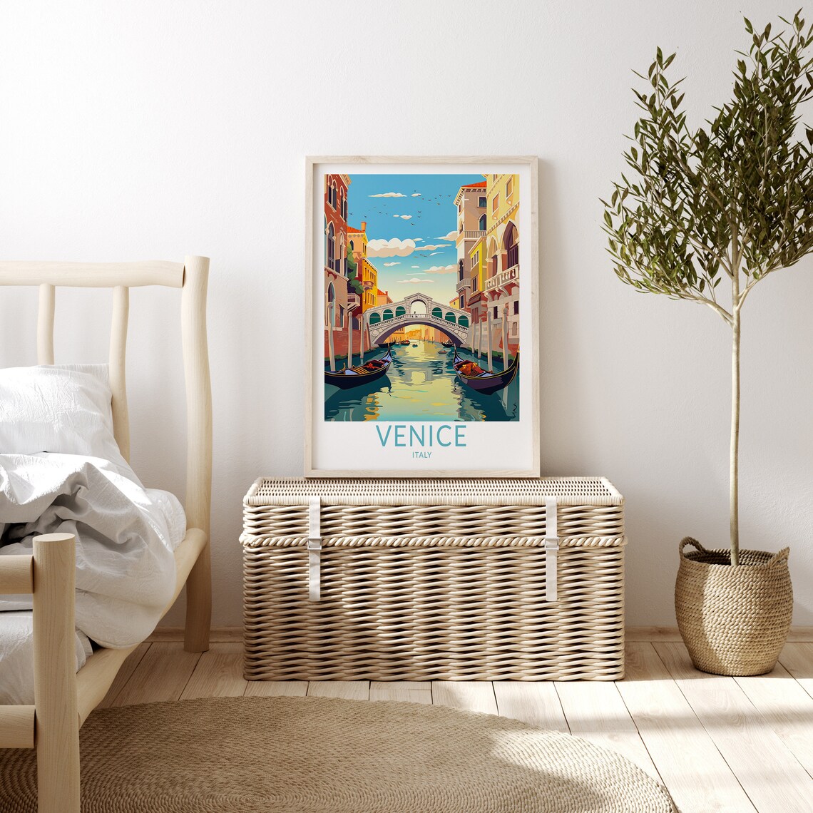 Venice Italy Travel Poster, City Travel Art Print - Image 3