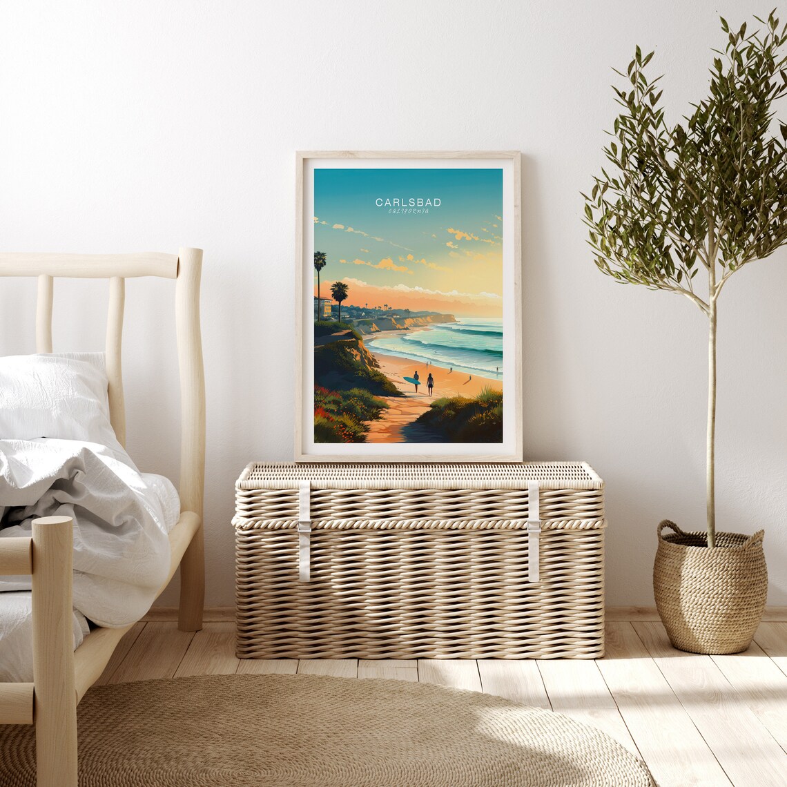 Carlsbad, California Travel Poster, Home Decor - Image 3