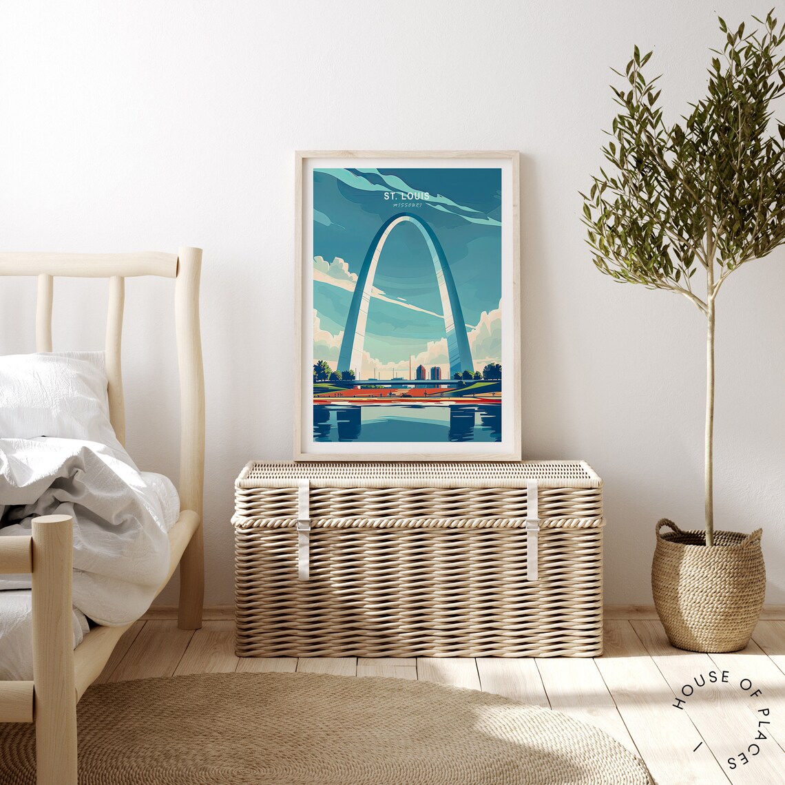 St. Louis Travel Poster, Missouri City Wall Art - Image 3