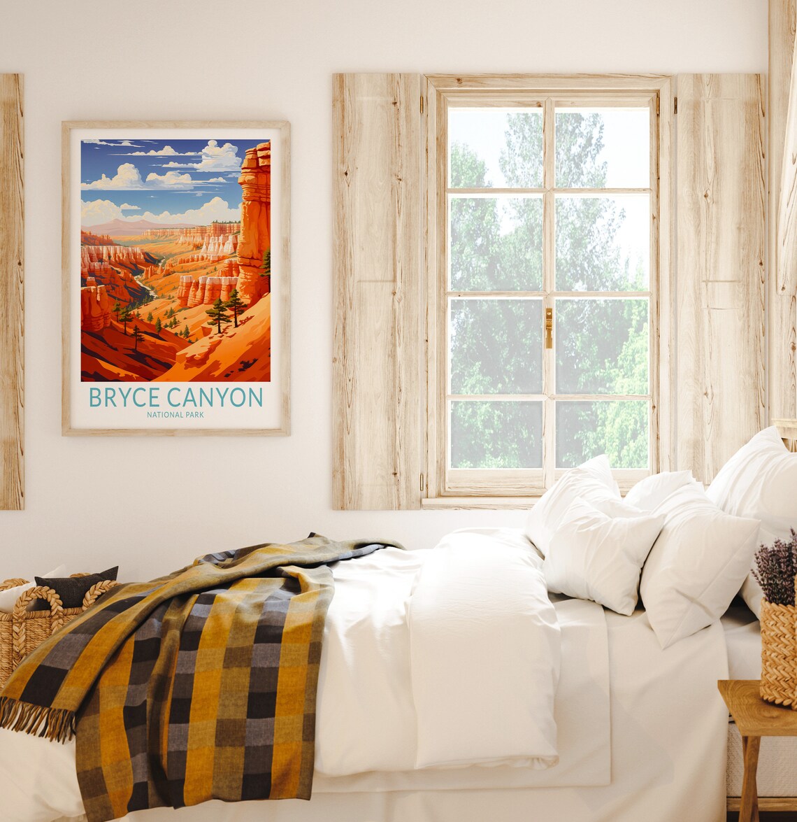 Bryce Canyon National Park Travel Poster, Utah Landscape - Image 2