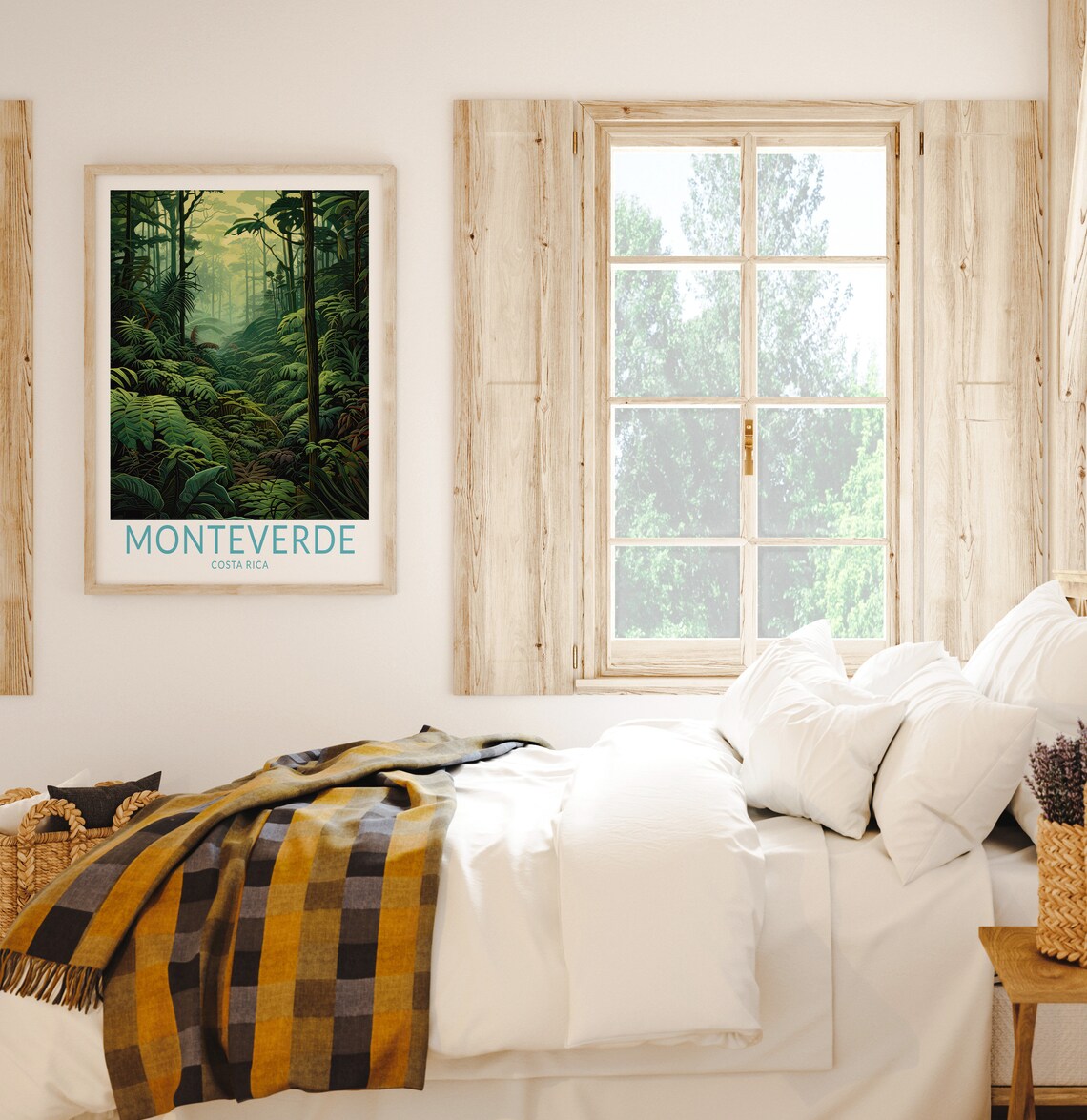 Monteverde Costa Rica Travel Poster, Wall Art Print - Image 2