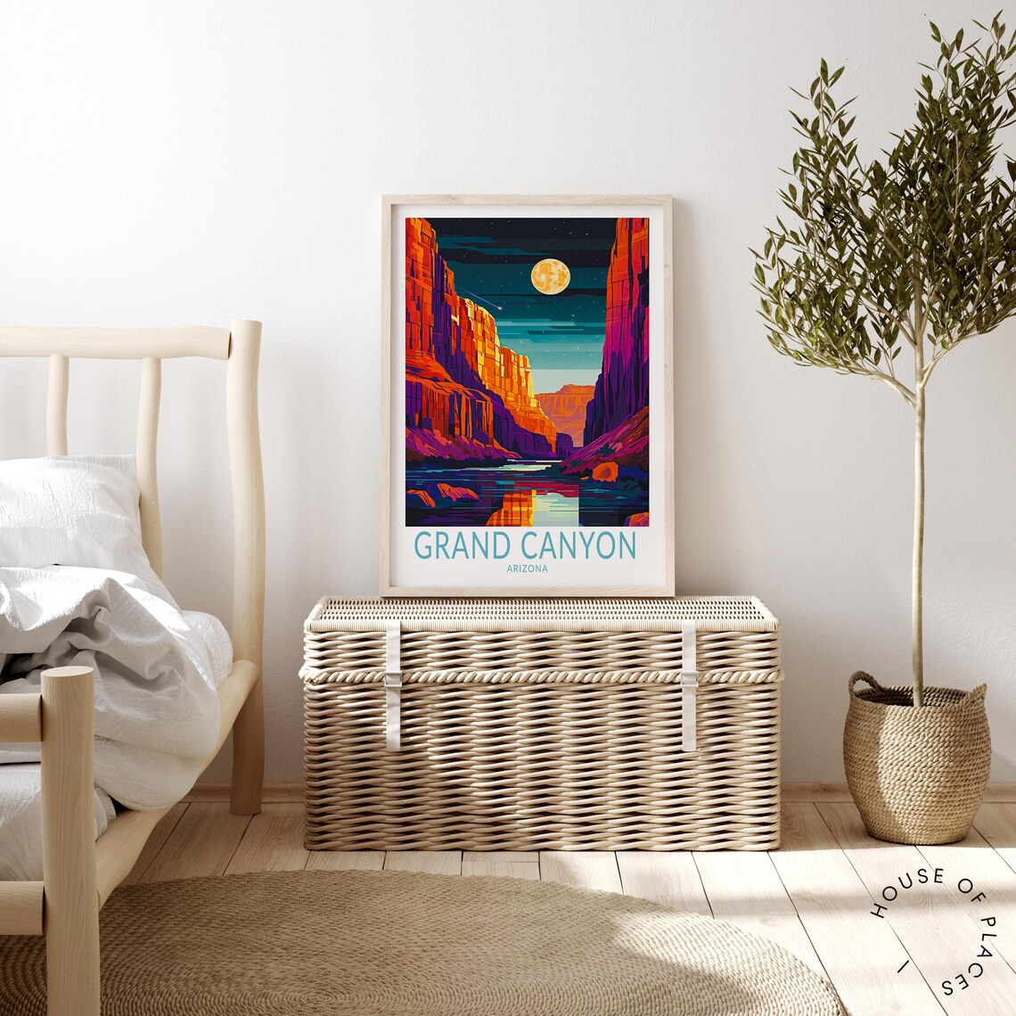 Grand Canyon Arizona Travel Poster, Wedding Present - Image 4