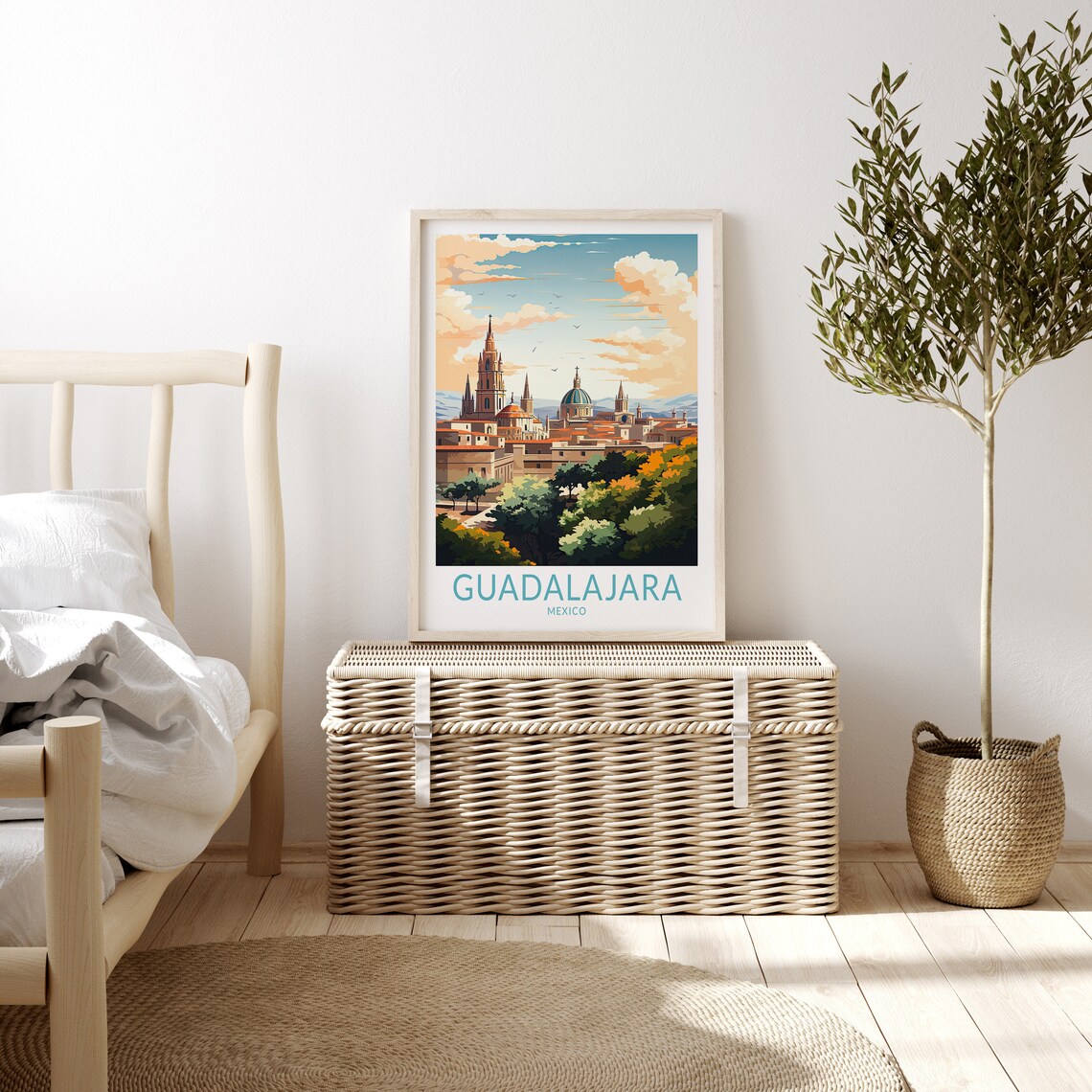 Guadalajara Mexico Travel Poster, Travel Poster Print - Image 3