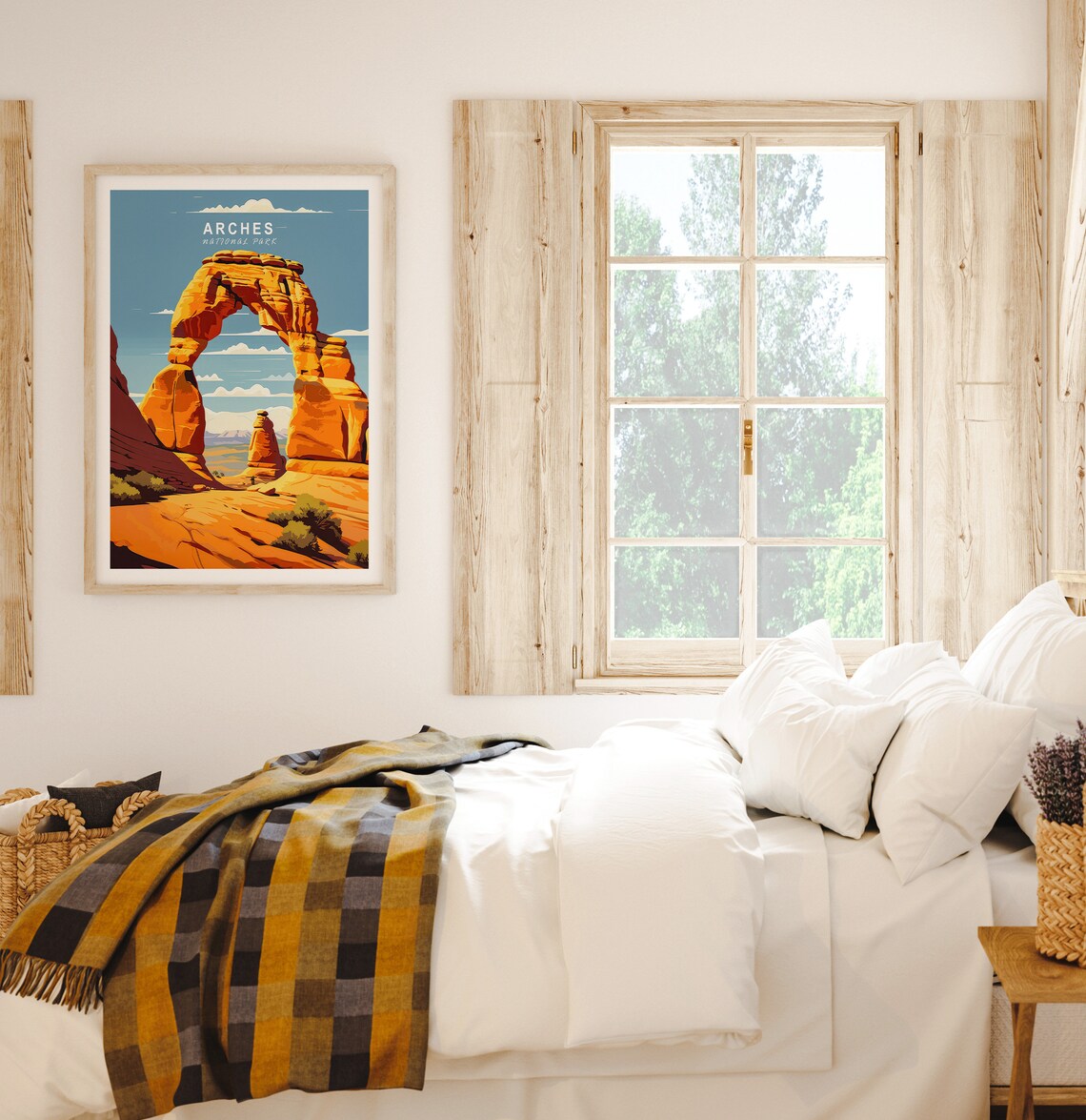 Arches National Park Travel Poster, Personalized Print - Image 2