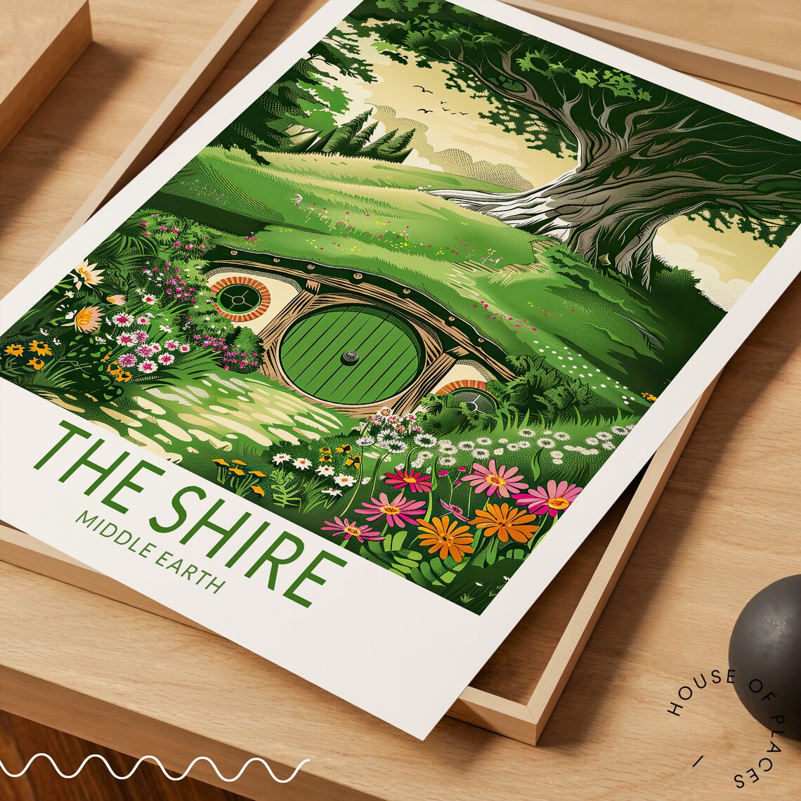The Shire Travel Poster, Middle Earth New Zealand - Image 3