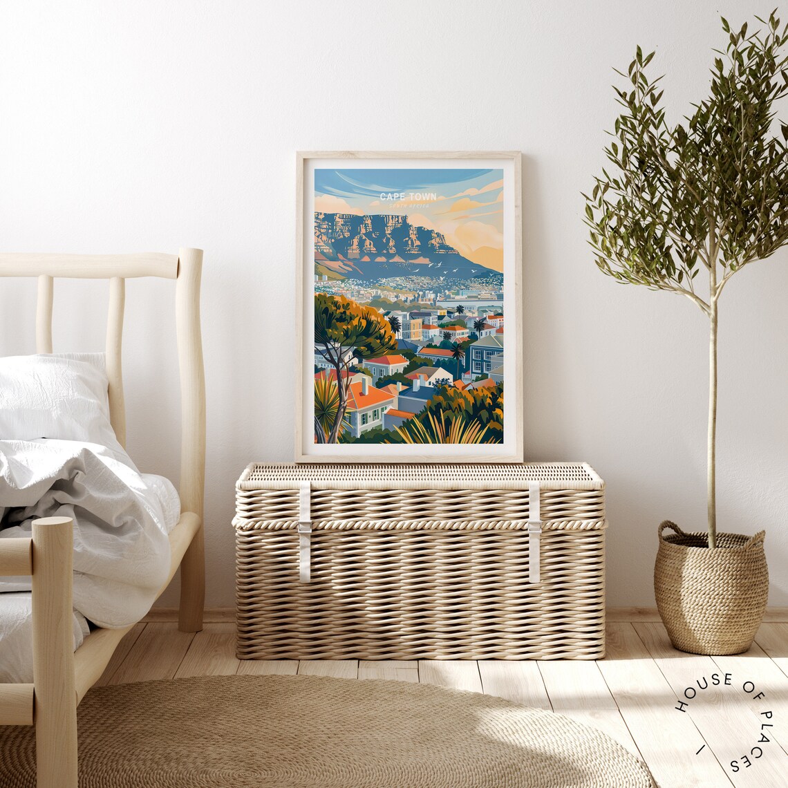 Cape Town Travel Gift Birthday Present Poster - Image 3