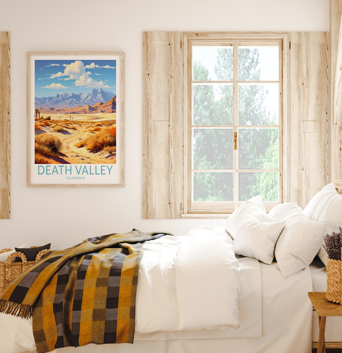 Death Valley National Park Travel Poster Art Print - Image 2